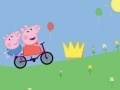                                                                       Peppa Pig on bike ﻞﯿﮭﮐ
