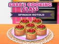                                                                       Sara’s Cooking Class Spinach Rotolo ﻞﯿﮭﮐ