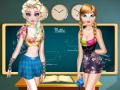                                                                       Elsa And Anna Highschool Fashion ﻞﯿﮭﮐ