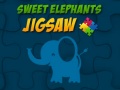                                                                       Sweet Elephants Jigsaw ﻞﯿﮭﮐ