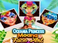                                                                       Oceania Princess Moana Face Art ﻞﯿﮭﮐ