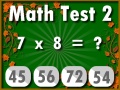                                                                       Math Test 2 ﻞﯿﮭﮐ
