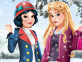                                                                       Aurora and Snow White Winter Fashion ﻞﯿﮭﮐ