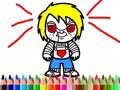                                                                       Scary Boy Coloring Book ﻞﯿﮭﮐ