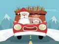                                                                       Santa Giving Presents Jigsaw ﻞﯿﮭﮐ