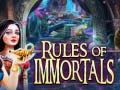                                                                       Rules of Immortals ﻞﯿﮭﮐ