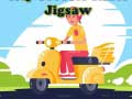                                                                       City Scooter Rides Jigsaw ﻞﯿﮭﮐ