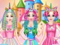                                                                       Princesses Rainbow Unicorn Hair Salon ﻞﯿﮭﮐ