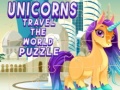                                                                       Unicorns Travel The World Puzzle ﻞﯿﮭﮐ