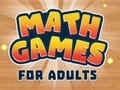                                                                       Math Games for Adults ﻞﯿﮭﮐ
