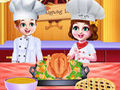                                                                       Chef Twins Thanksgiving Dinner Cooking ﻞﯿﮭﮐ