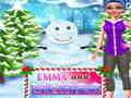                                                                       Emma and Snowman Christmas ﻞﯿﮭﮐ