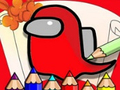                                                                       Amoung Us Coloring Book ﻞﯿﮭﮐ