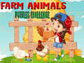                                                                       Farm Animals Puzzles Challenge ﻞﯿﮭﮐ