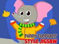                                                                       Funny Elephant Style Jigsaw ﻞﯿﮭﮐ