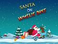                                                                       Santa On Wheelie Bike ﻞﯿﮭﮐ