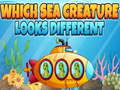                                                                       Which Sea Creature Looks Different ﻞﯿﮭﮐ