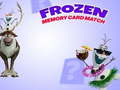                                                                       Frozen Memory Card Match ﻞﯿﮭﮐ