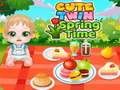                                                                       Cute Twin Spring Time ﻞﯿﮭﮐ