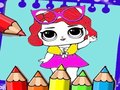                                                                       Coloring Dolls Book ﻞﯿﮭﮐ