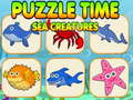                                                                       Puzzle Time Sea Creatures ﻞﯿﮭﮐ