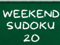                                                                       Weekend Sudoku 20 ﻞﯿﮭﮐ