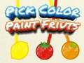                                                                       Pick Color Paint Fruits ﻞﯿﮭﮐ