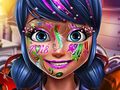                                                                      Dotted girl new year makeup ﻞﯿﮭﮐ