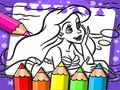                                                                       Ariel The Mermaid Coloring Book ﻞﯿﮭﮐ