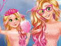                                                                       Princess Mom Daughter Cute Family Look ﻞﯿﮭﮐ