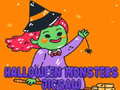                                                                       Halloween Monsters Jigsaw ﻞﯿﮭﮐ