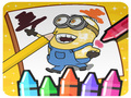                                                                       Coloring Minion Раскраска Миньон ﻞﯿﮭﮐ