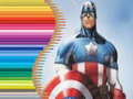                                                                       Coloring Book for Captain America ﻞﯿﮭﮐ