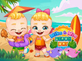                                                                       Mike & Mia Beach Day ﻞﯿﮭﮐ