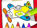                                                                       Coloring Book: Cute Plane ﻞﯿﮭﮐ
