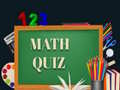                                                                       Math Quiz  ﻞﯿﮭﮐ