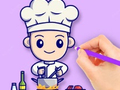                                                                       Coloring Book: Chef ﻞﯿﮭﮐ