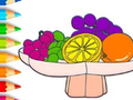                                                                       Coloring Book: Fruit ﻞﯿﮭﮐ