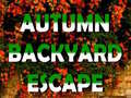                                                                       Autumn Backyard Escape  ﻞﯿﮭﮐ