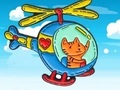                                                                       Coloring Book: Cat Driving Helicopter ﻞﯿﮭﮐ