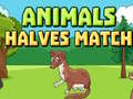                                                                       Animals Halves Match ﻞﯿﮭﮐ