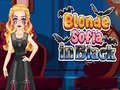                                                                       Blonde Sofia In Black ﻞﯿﮭﮐ