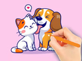                                                                       Coloring Book: Dog And Cat ﻞﯿﮭﮐ