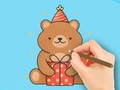                                                                       Coloring Book: Gift Bear ﻞﯿﮭﮐ