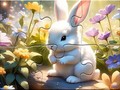                                                                       Jigsaw Puzzle: Sunny Forest Rabbit ﻞﯿﮭﮐ
