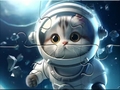                                                                       Jigsaw Puzzle: Astronaut-Cat ﻞﯿﮭﮐ