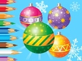                                                                      Coloring Book: Christmas Decorate Balls ﻞﯿﮭﮐ