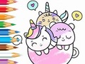                                                                       Coloring Book: A Cup Of Unicorn ﻞﯿﮭﮐ