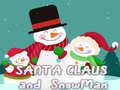                                                                       Santa Claus and Snowman Jigsaw ﻞﯿﮭﮐ