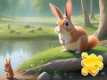                                                                       Jigsaw Puzzle: Rabbit And Squirrels ﻞﯿﮭﮐ